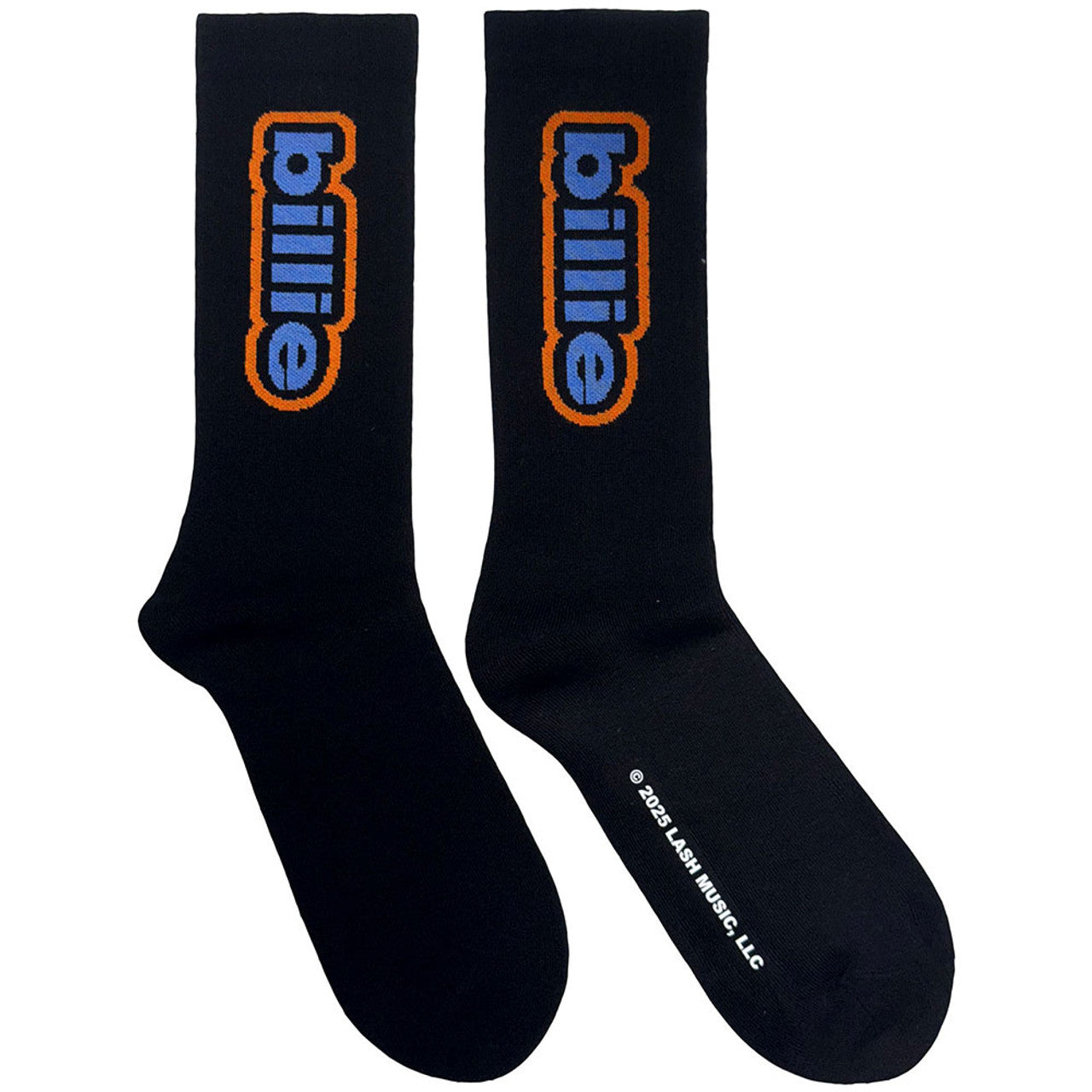 Billie Eilish Terry Socks: Outline Logo Shirts