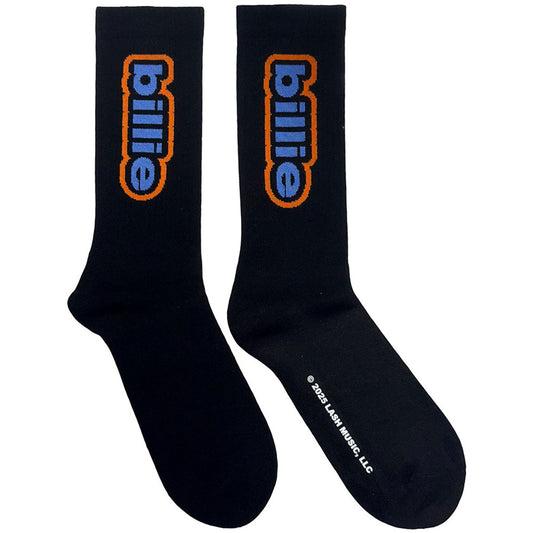 Billie Eilish Terry Socks: Outline Logo Shirts