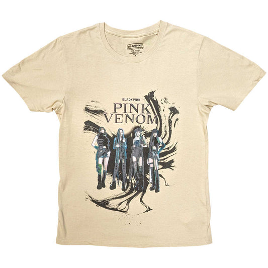 BlackPink T-Shirt Pink Venom Oil Stroke - Ireland Vinyl
