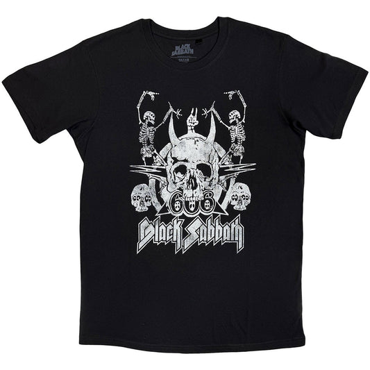 Black Sabbath Shirt Dancing Skeletons Shirts