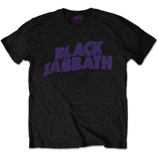 Black Sabbath T-Shirt: Wavy Logo Vintage Shirts