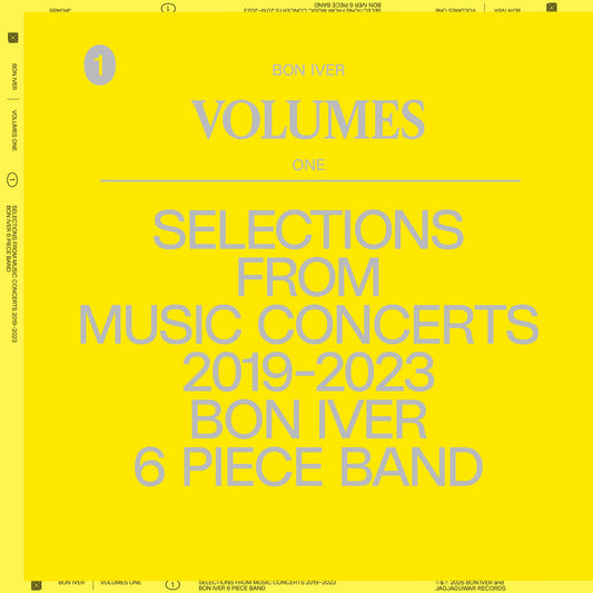 Bon Iver VOLUMES: ONE SELECTIONS FROM MUSIC CONCERTS 2019-2023