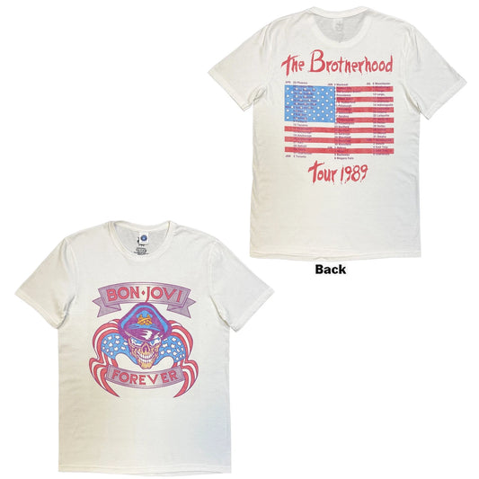 Bon Jovi Shirt The Brotherhood (White) Shirts