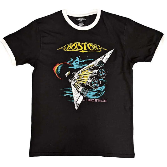 Boston Ringer T-Shirt US Tour '87 (Back Print) Shirts