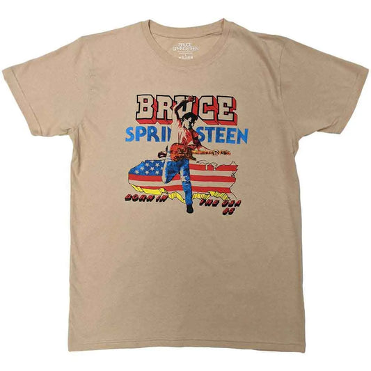 Bruce Springsteen Sand T-Shirt: Born in The USA '85 Shirts