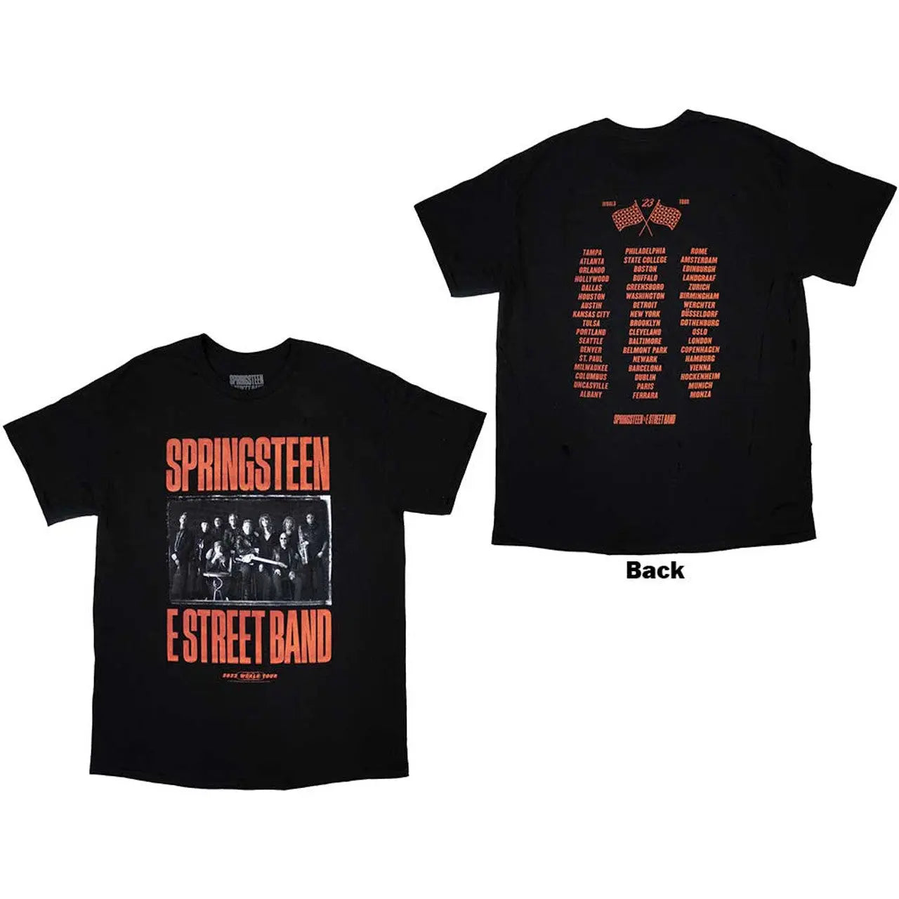 Bruce Springsteen Shirt Tour '23 Band Photo Shirts