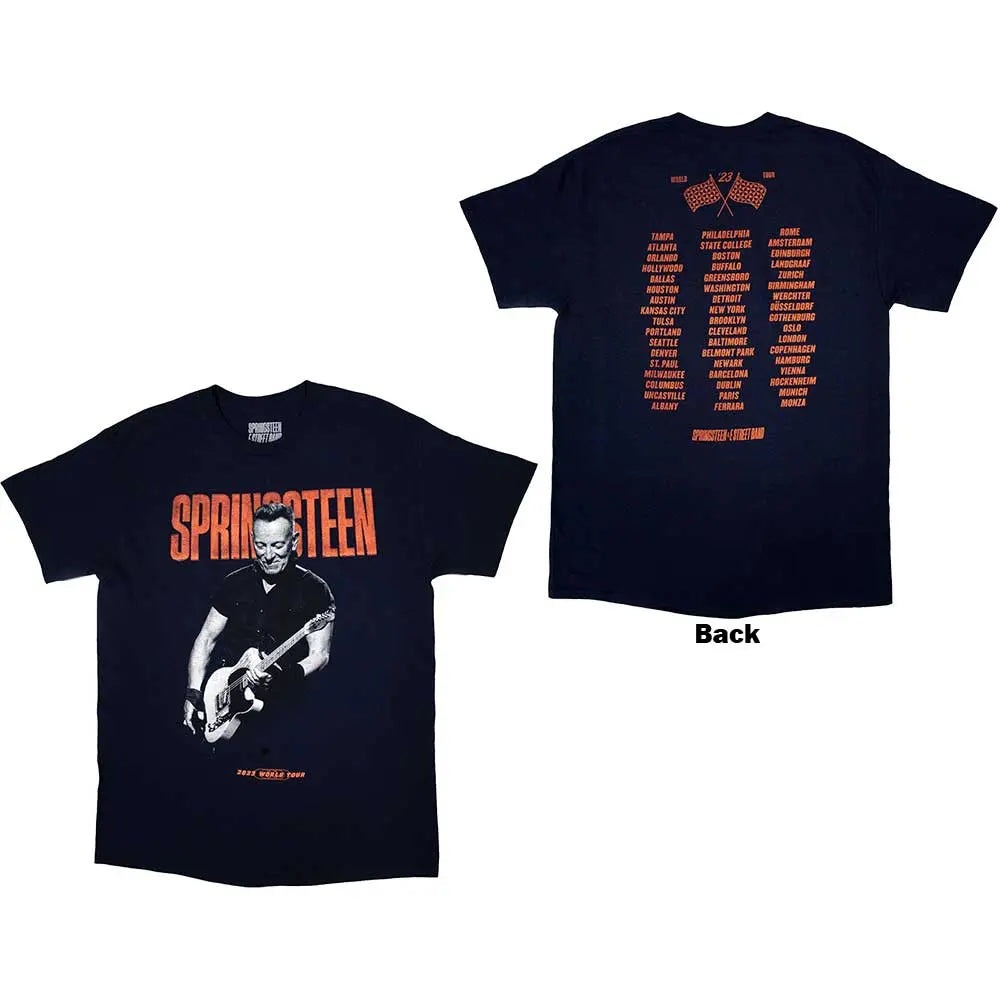 Bruce Springsteen Shirt Tour '23 Guitar Shirts