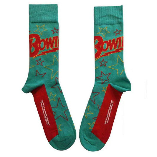 David Bowie Socks Stars Outline Shirts