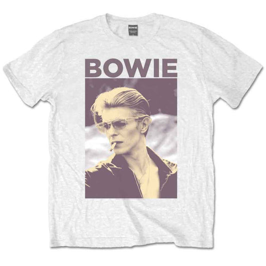 David Bowie T-Shirt: Smoking - Ireland Vinyl