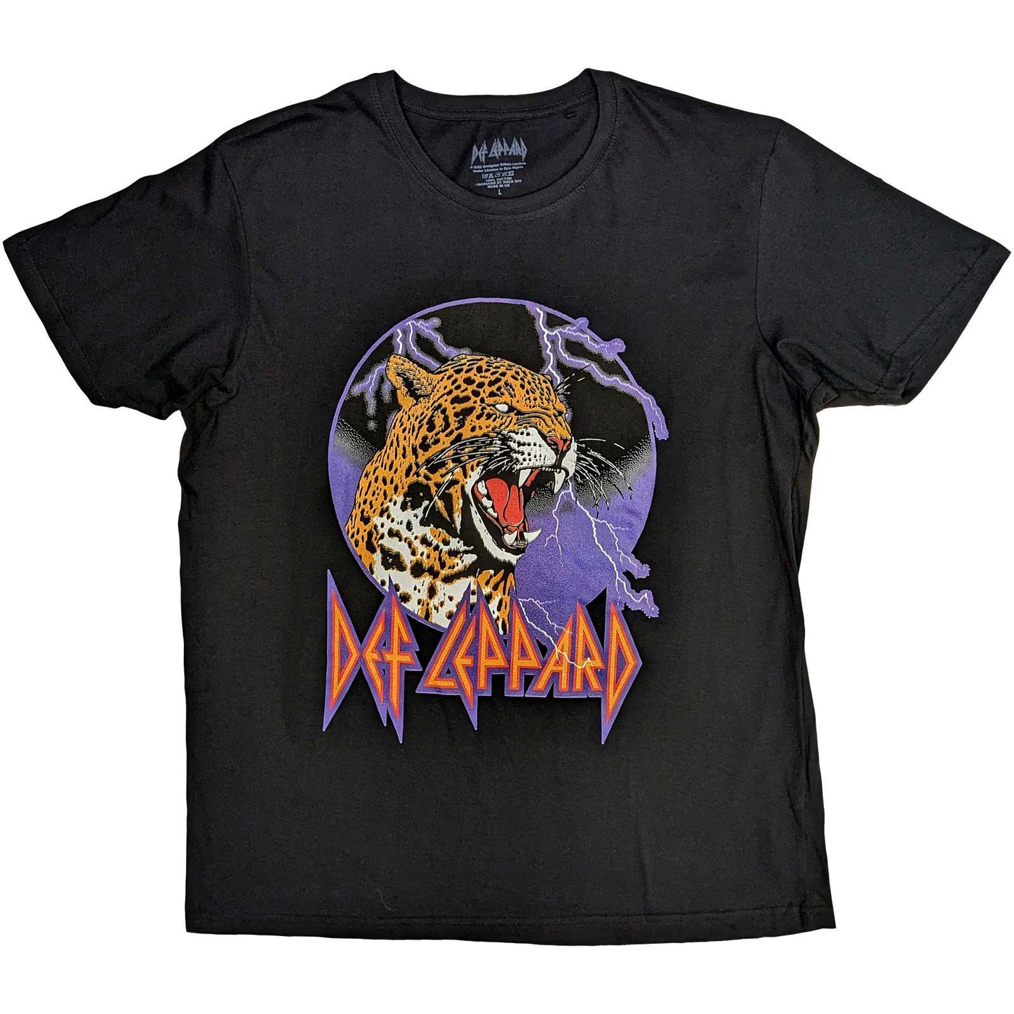 Def Leppard T-Shirt Lightning Leopard