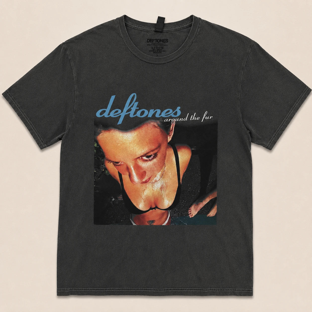 Deftones Stone Wash Shirt - Around The Fur