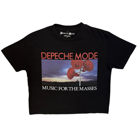 Depeche Mode Ladies Crop Top - Music For The Masses Shirts