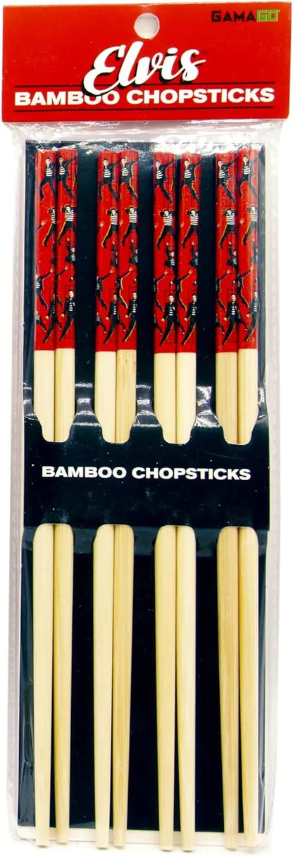 Elvis Bamboo Chopsticks Set