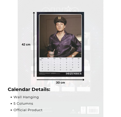 Elvis Presley 2027 A3 Calendar