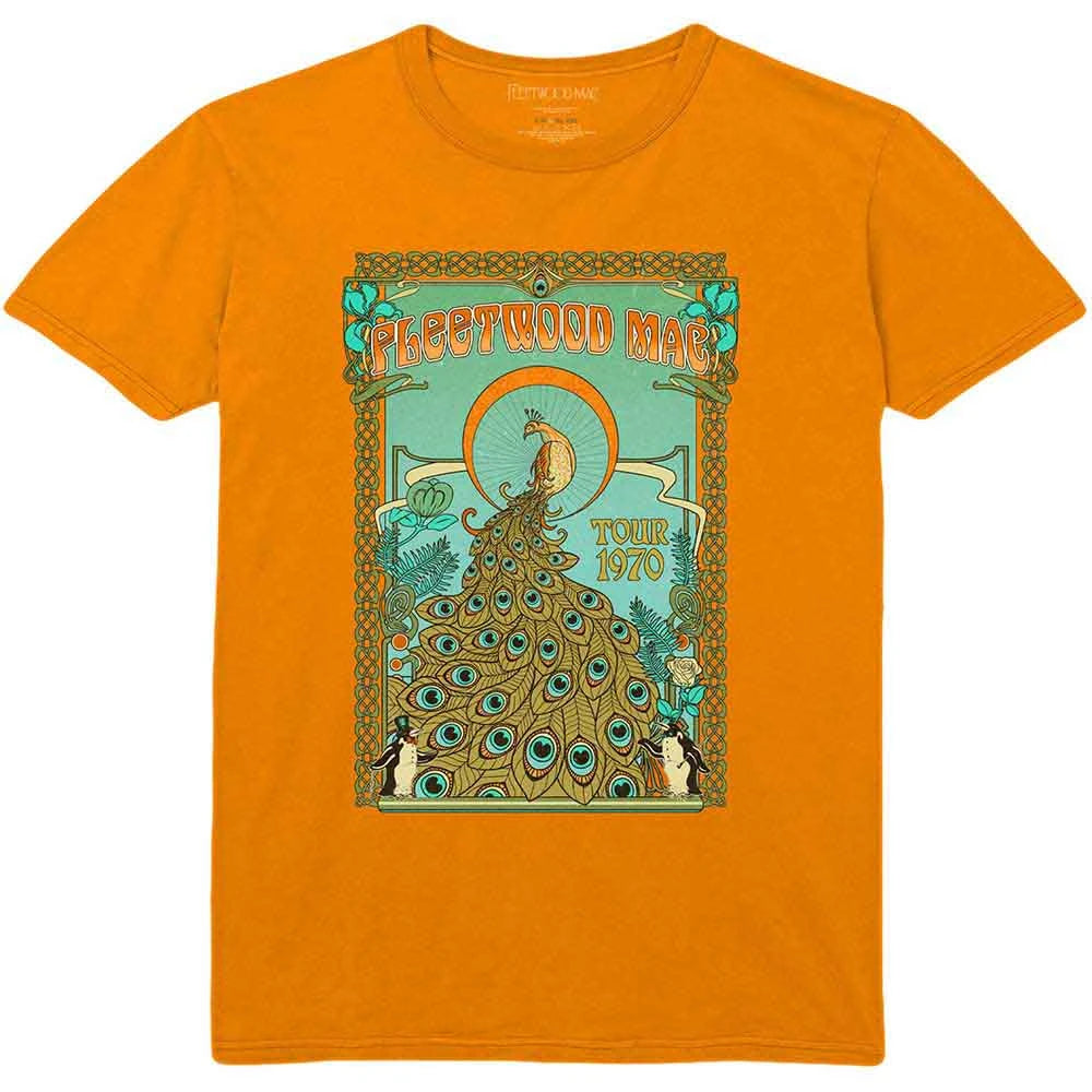 Fleetwood Mac Shirt - Peacock (Orange)