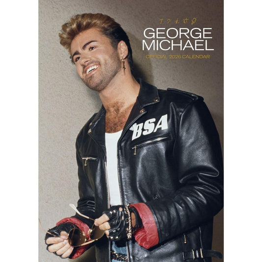 George Michael 2026 A3 Official Calendar