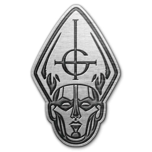Ghost Papa Head Pin Badge Shirts