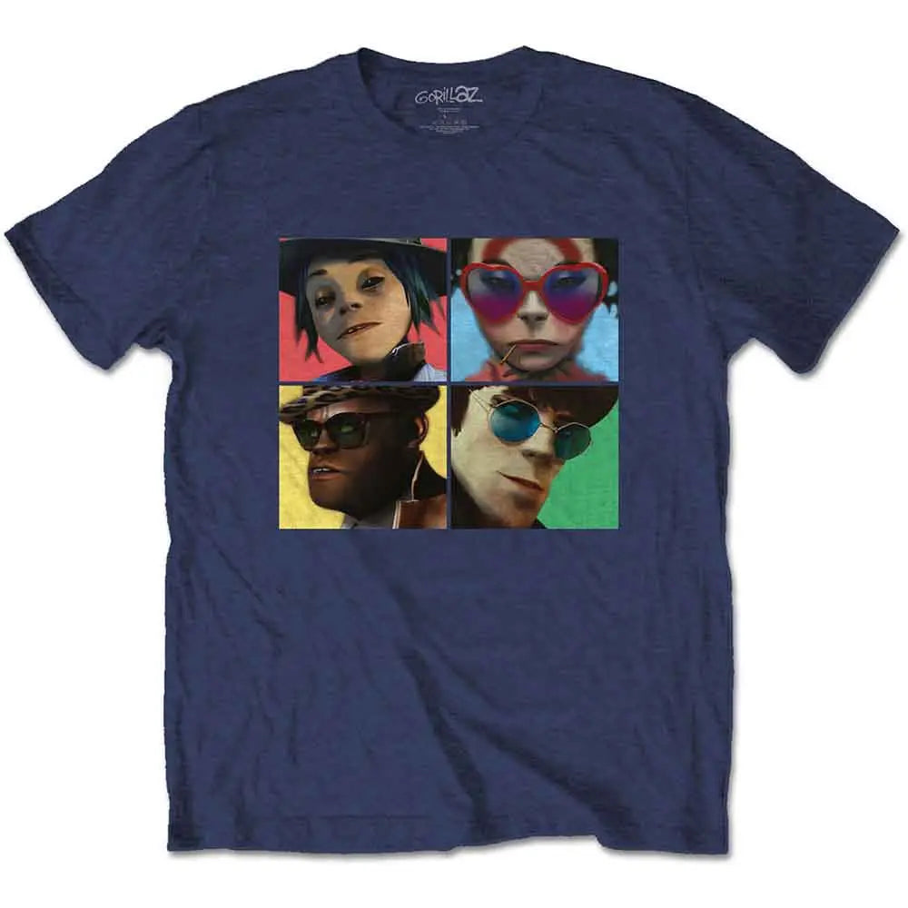 Gorillaz Shirt Humanz (Navy Blue) Shirts