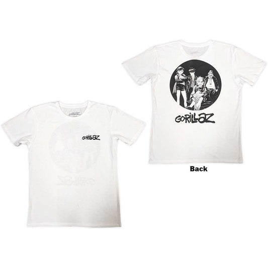 Gorillaz T-Shirt: Song Machine Brush Logo (Back Print) Shirts