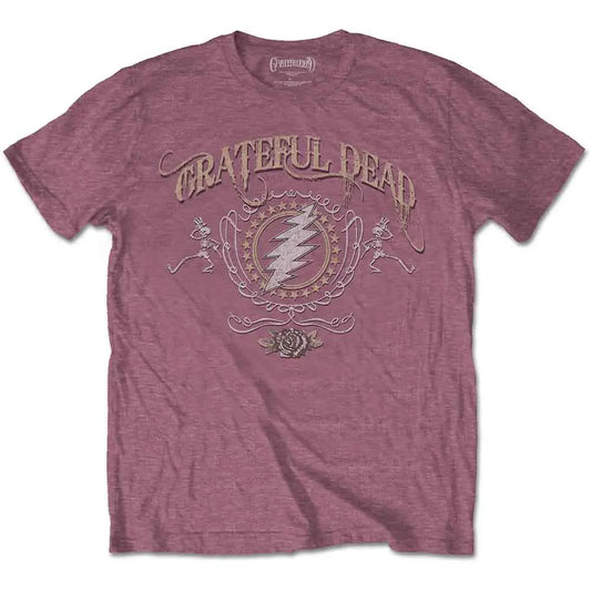 Grateful Dead Shirt Bolt (Heather Cardinal) Shirts