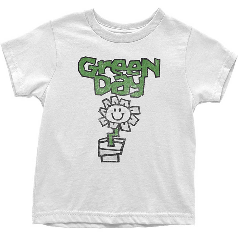 Green Day Kids T-Shirt Flower Pot - Ireland Vinyl