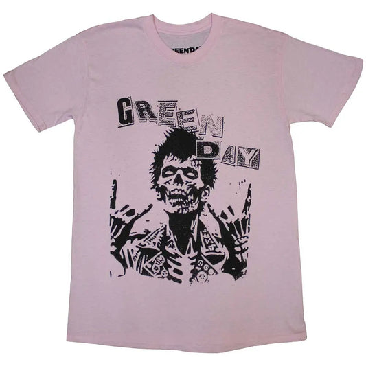 Green Day Shirt Saviour Zombie (Pink) Shirts