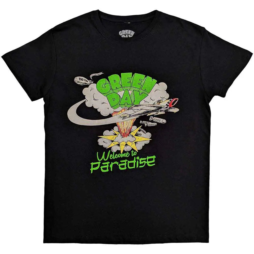Green Day Shirt Welcome to Paradise Shirts