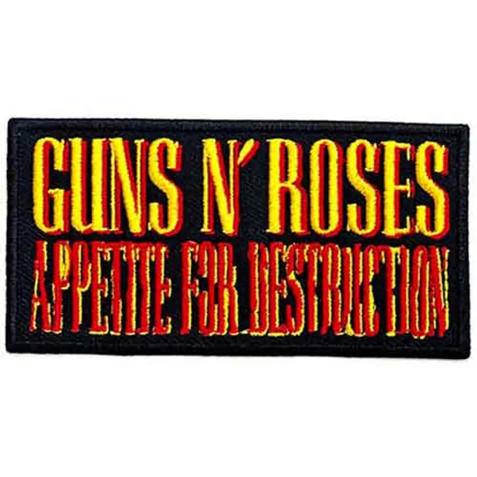Guns N' Roses Patch Appetite for Destruction Shirts