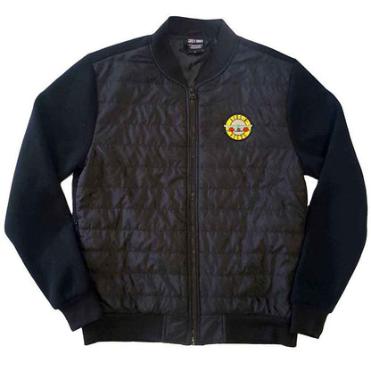 Guns N' Roses Quilted Jacket - Classic Logo (Black)