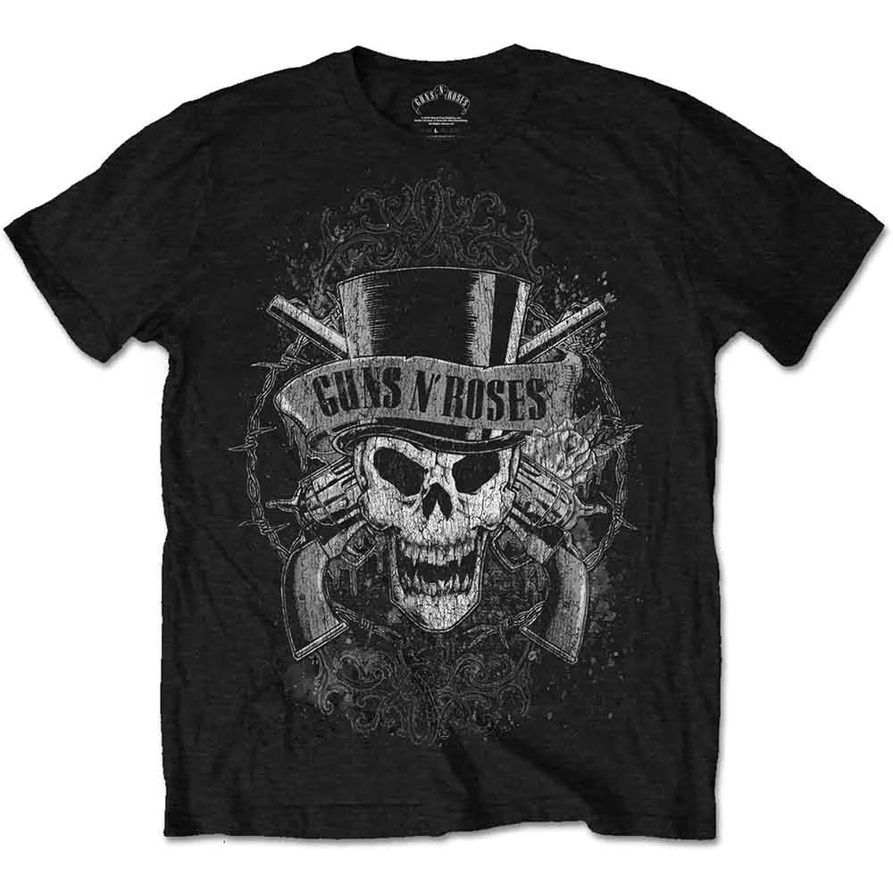Guns N' Roses Shirt - Faded Skull