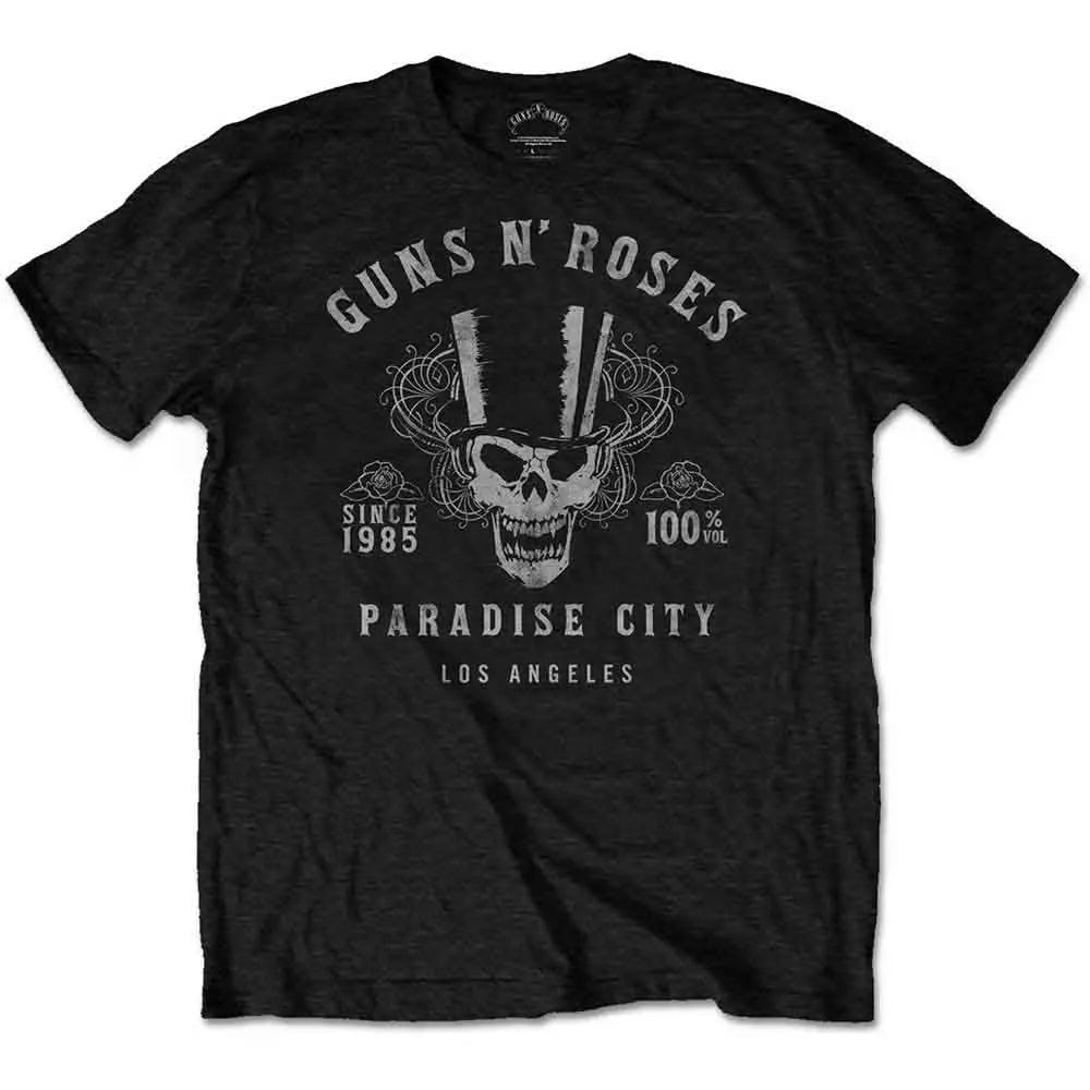 Guns N' Roses Shirt 100% Volume Paradise City Shirts