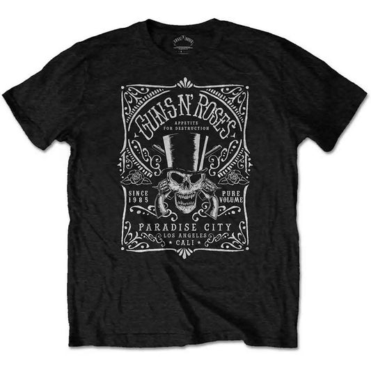 Guns N' Roses Shirt Bourbon Label Shirts