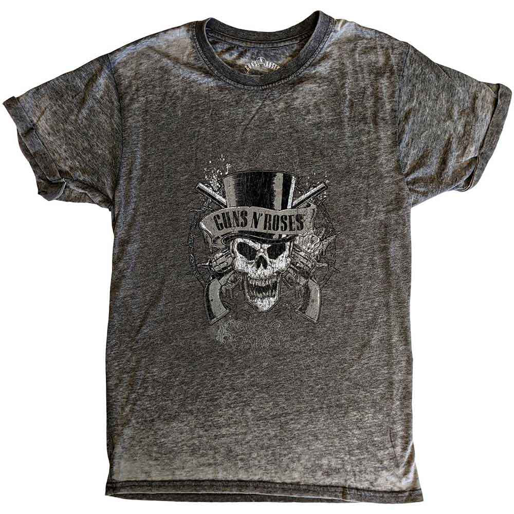 Guns N' Roses Shirt Faded Skull Shirts