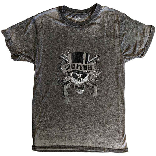 Guns N' Roses Shirt Faded Skull Shirts