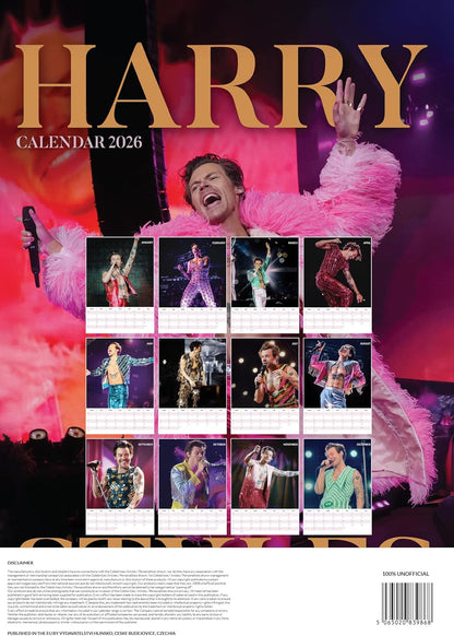 Harry Styles 2026 Calendar