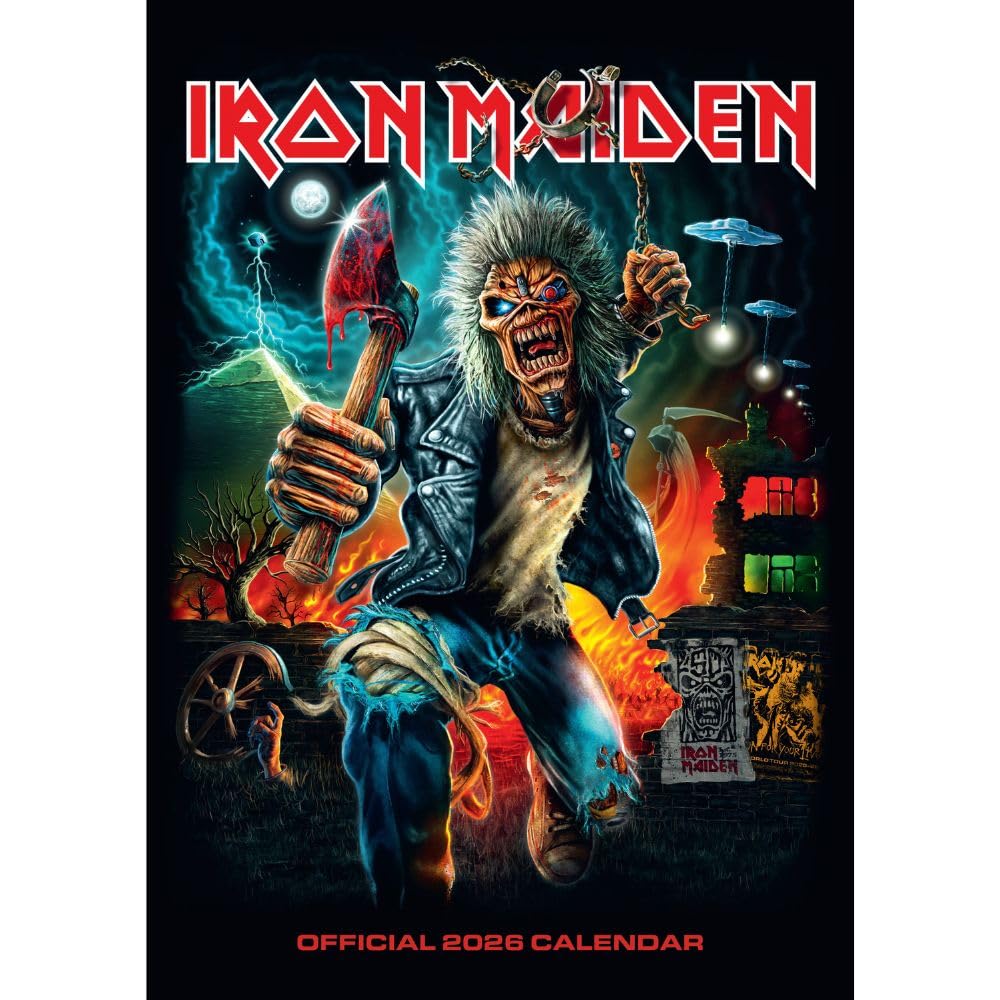 Iron Maiden 2026 A3 Official Calendar