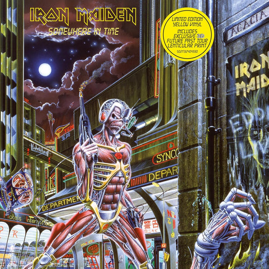 Iron Maiden Somewhere In Time (LTD Yellow Vinyl With Tour Lenticular)