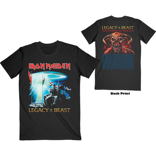 Iron Maiden T-Shirt Two Minutes to Midnight (Back Print) - Ireland Vinyl