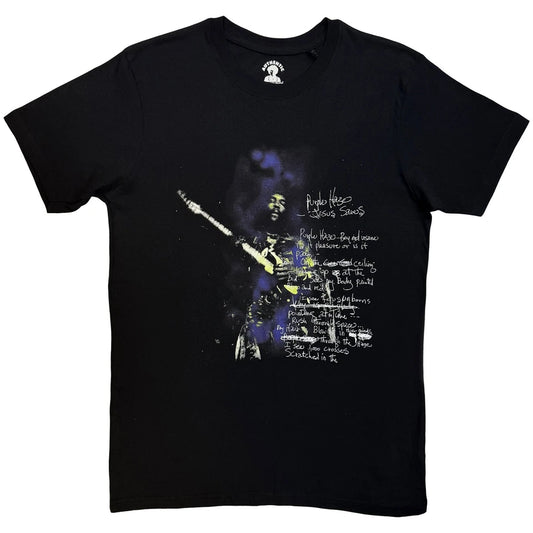 Jimi Hendrix Shirt Purple Haze Lyrics Shirts