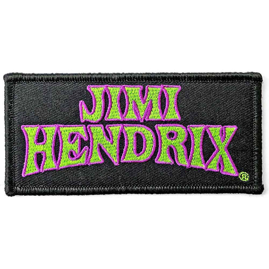 Jimi Hendrix Woven Patch Arched Logo