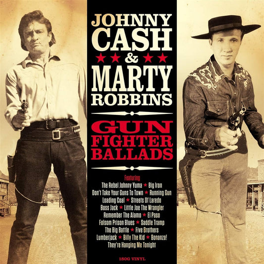 Johnny Cash & Marty Robbins Gunfighter Ballads - Ireland Vinyl