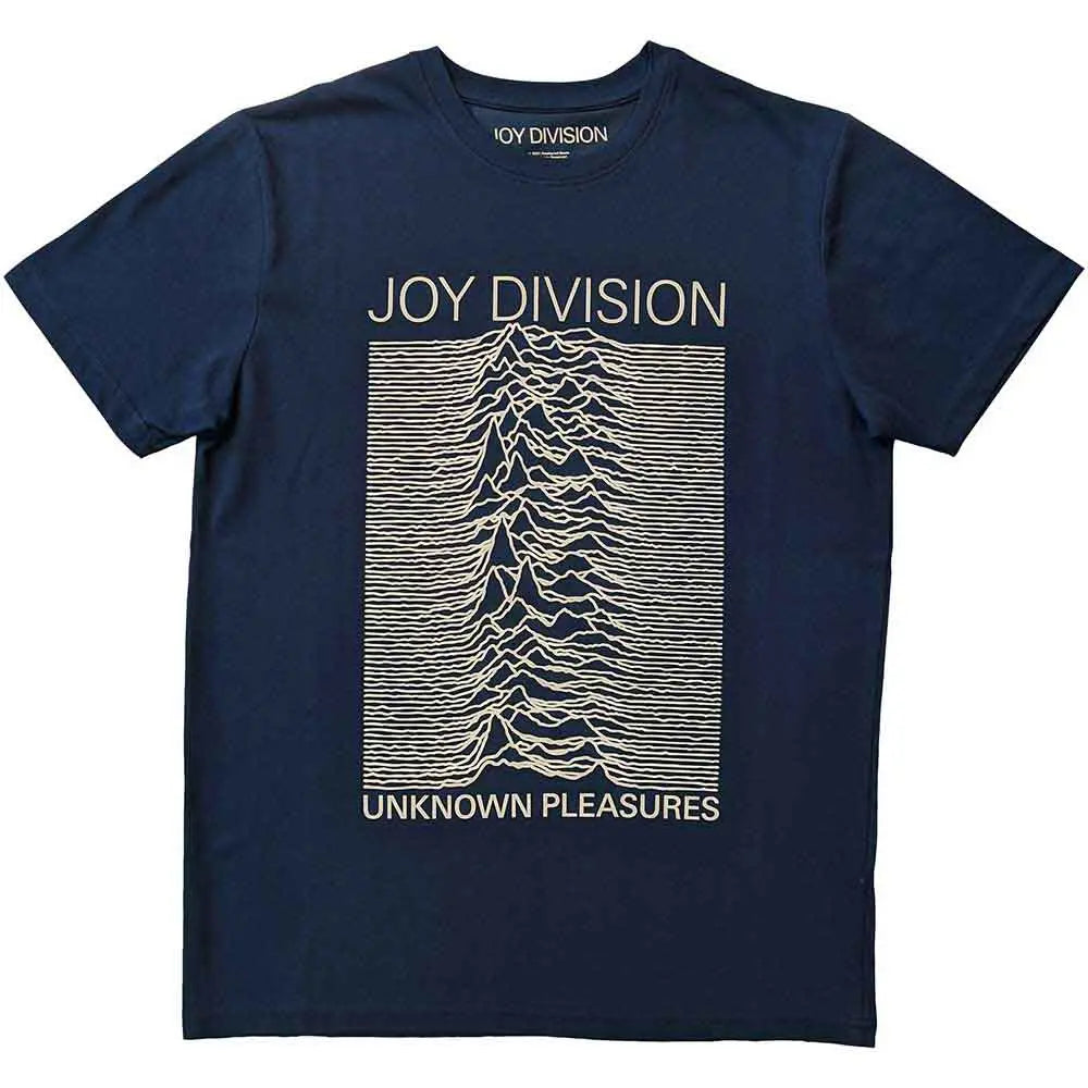 Joy Division T-Shirt: Unknown Pleasures NAVY Shirts