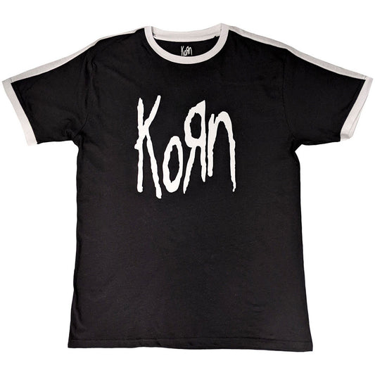 Korn Ringer Shirt - Logo (Black)