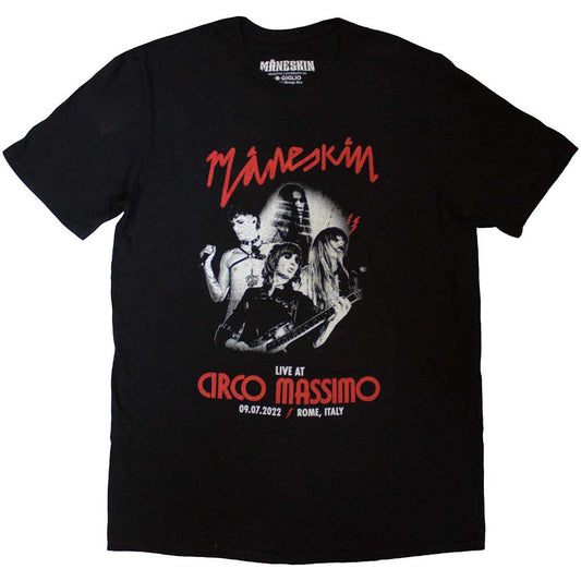 Maneskin T-Shirt Live At Circo Massimo 2022 Poster - Ireland Vinyl