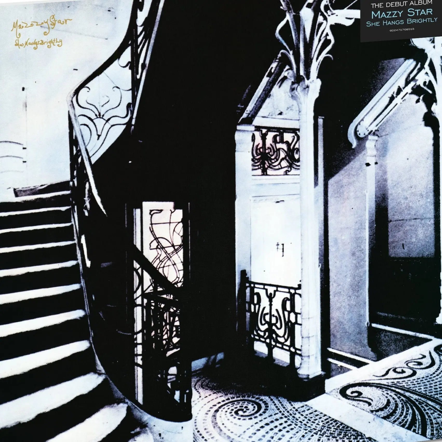 Mazzy Star She Hangs Brightly (Aqua + Black Marble)