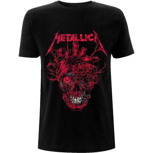 Metallica Shirt Heart Skull Shirts