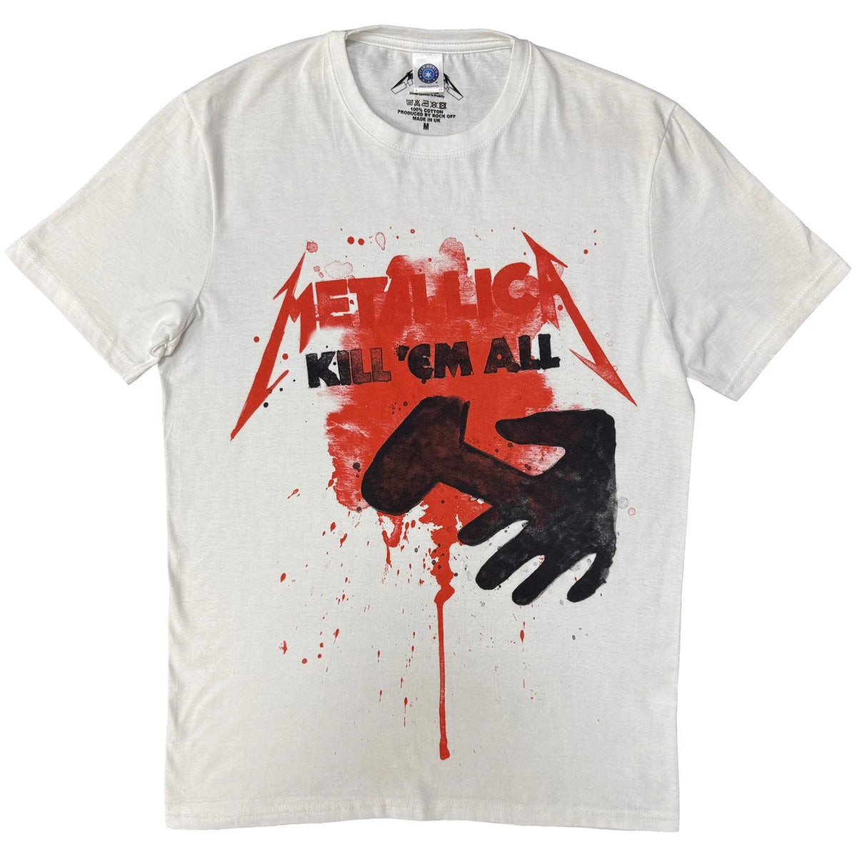 Metallica Shirt Kill 'Em All Splats