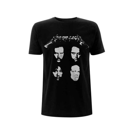 Metallica T-Shirt 4 Faces (Back Print)