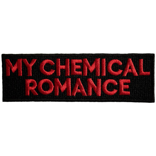 My Chemical Romance Patch Text Logo Shirts