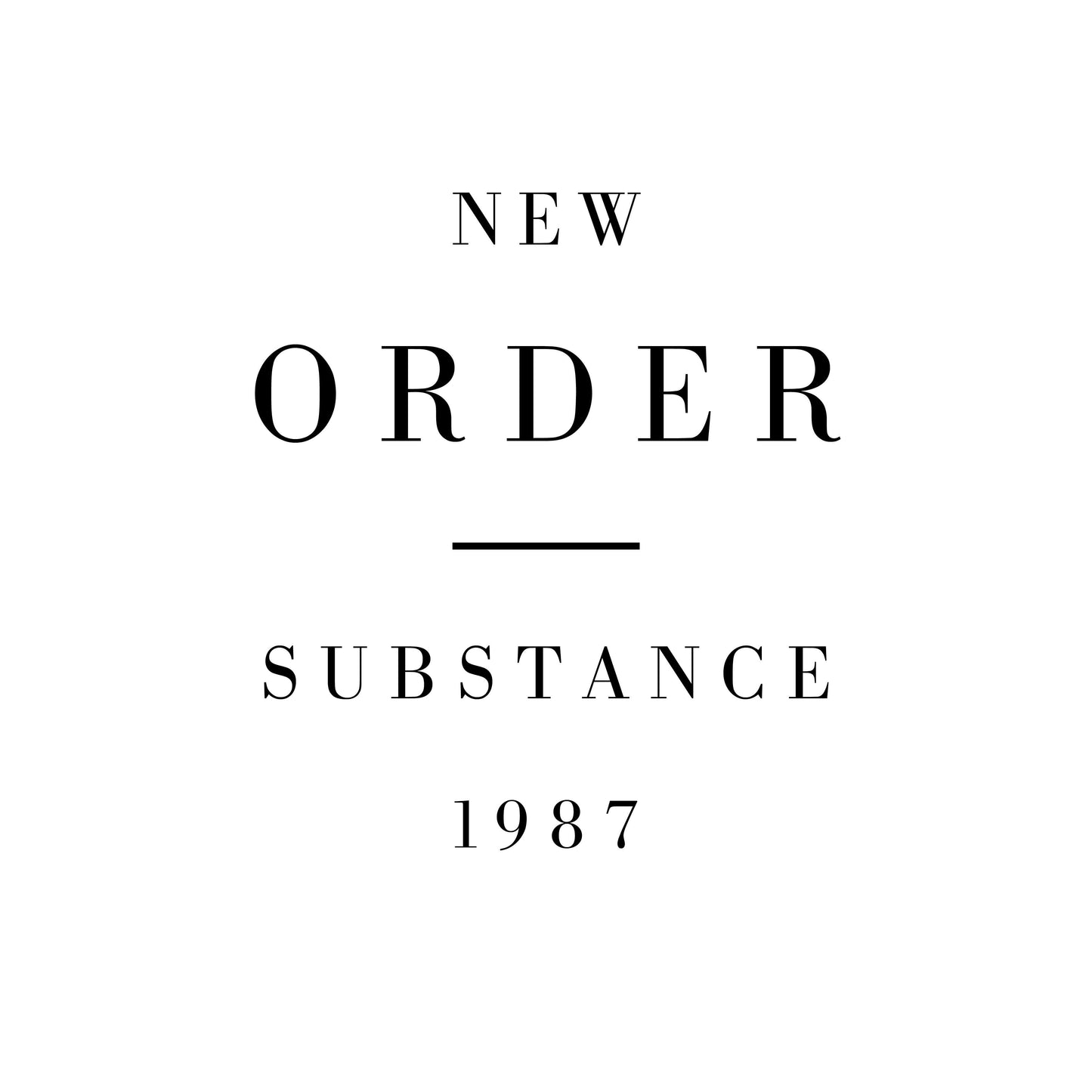 New Order Substance '87